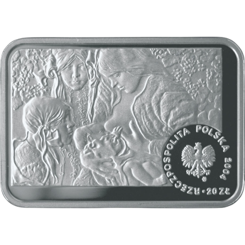 Silver Coin Polish Painters of the Turn of 19th & 20th Centuries: Stanisław Wyspiański - 24h Shipping!