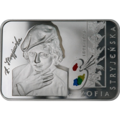 srebrna-moneta-polscy-malarze-xix-xx-wieku-zofia-stryjenska-1891-1976-rewers