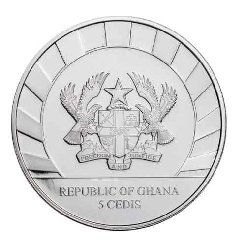 Republic of Ghana Silver Tur  - 24h Shipping!