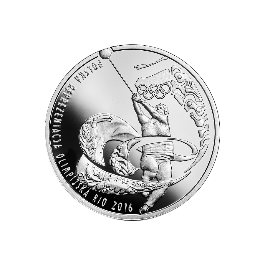 Polish Olympic Team – Rio de Janeiro 2016 Silver Coin - 24h Shipping!