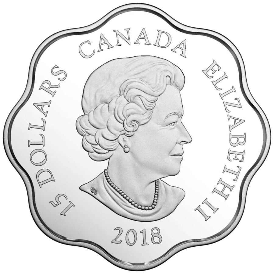 2018 Lunar Lotus Year of the Dog - Pure Silver Coin - 24h Shipping!