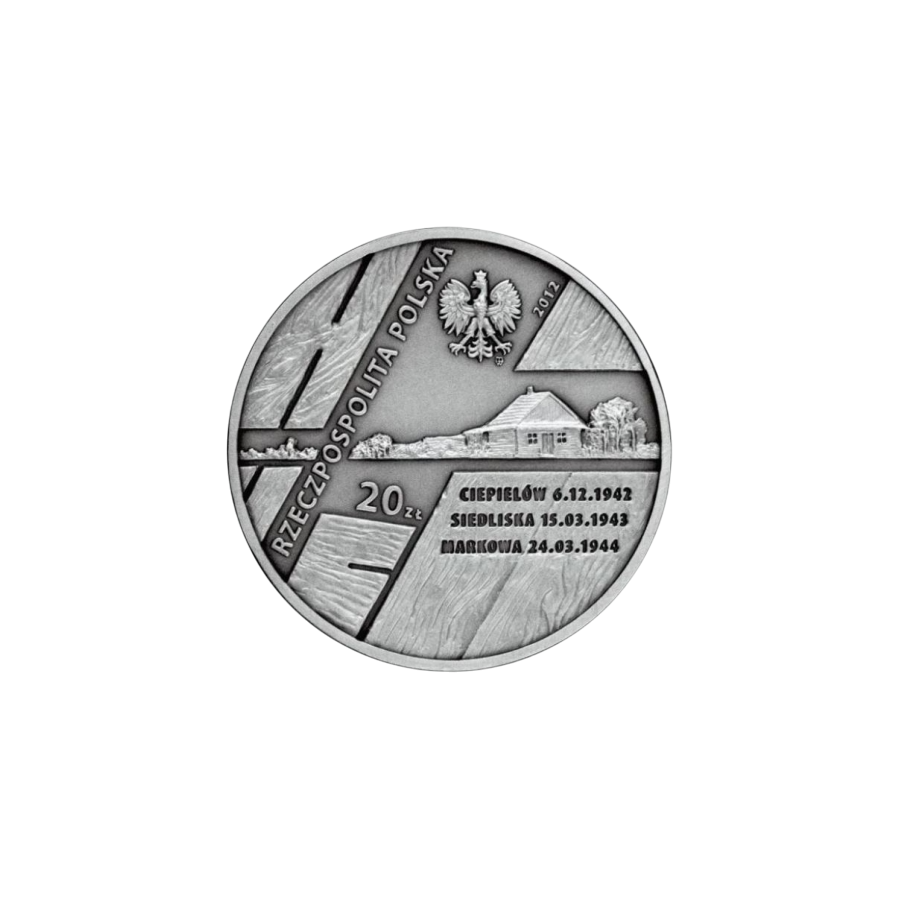 Poles Rescuing Jews – The Ulm, Kowalski, and Baranek Families" Silver Collector Coin - 24h Shipping!