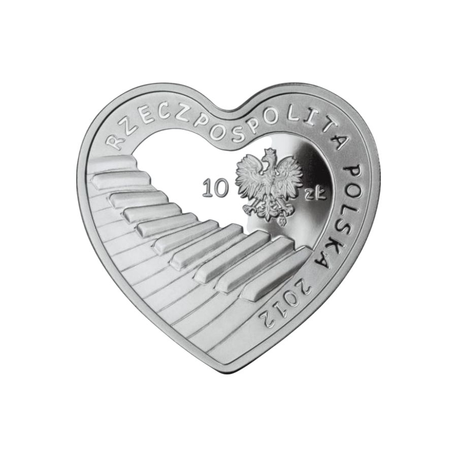 20 Years of the Great Orchestra of Christmas Charity" silver collector coin - 24h Shipping!