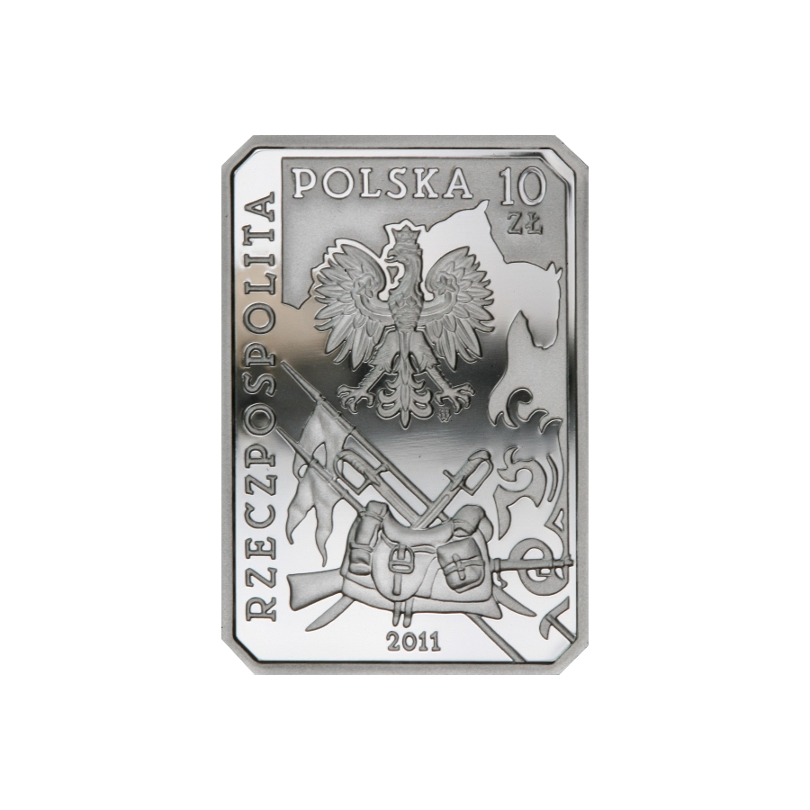 2011 Poland Uhlan of the Second Republic Cavalry Silver Coin - 24h Shipping!