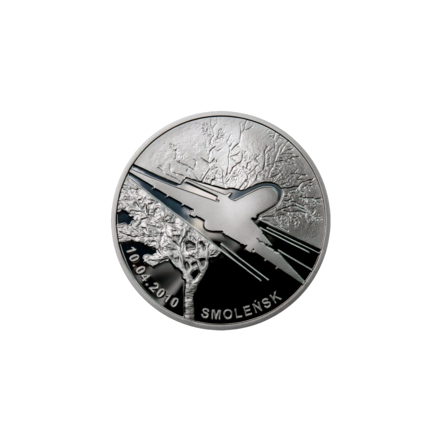Silver Coin Smolensk – The Memory of the Victims of 10.04.2010 20 zlotych - 24h Shipping!