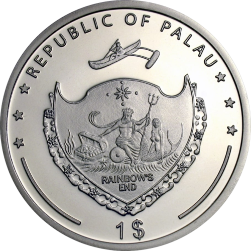 moneta-dzikie-zwierzeta-pacyfiku-skalar-flagowy-awers