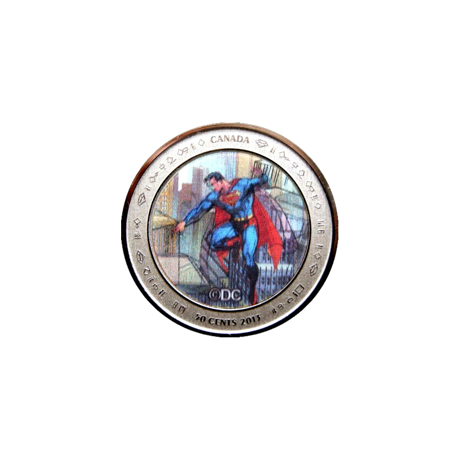 75th Anniversary of Superman™: Then and Now - Coin and Stamp Set - 24h Shipping!