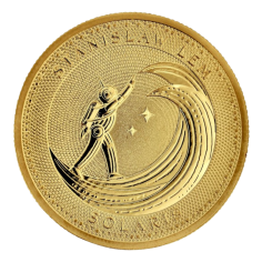 Malta: Stanislaw Lem - Solaris 1 oz Gold 2022 Proof - 24h Shipping!