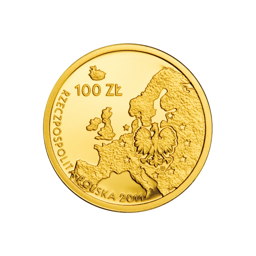 Gold Proof Coin 100 zlotych – Poland’s Presidency of the Council of the European Union 2011 - 24h Shipping!