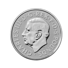 2 oz Silver Royal Tudor Beasts Seymour Unicorn BU Coin - 24h Shipping! 2