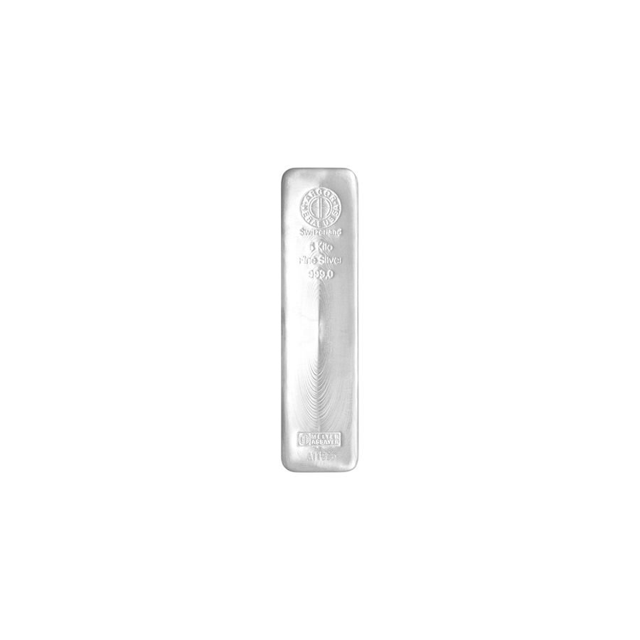 5000 gram (5kg) Silver Bar VAT 23%