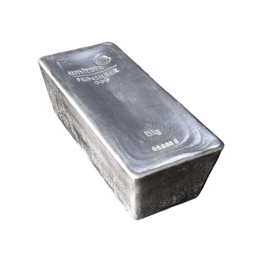 15000 gram (15kg) Silver Bar VAT 23%