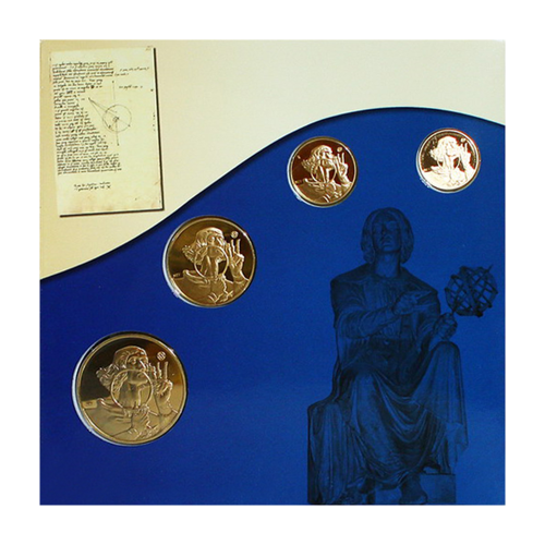 Set of Gold-Plated Tombac Replicas of Interwar Polish Coins - 24h Shipping!