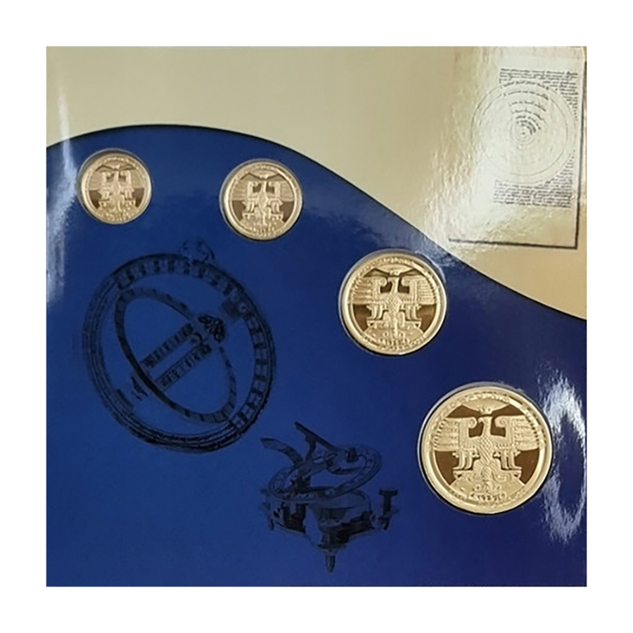 Set of Gold-Plated Tombac Replicas of Interwar Polish Coins - 24h Shipping!