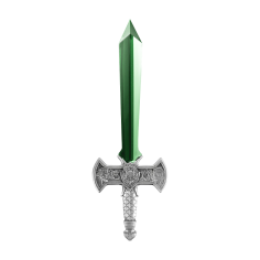 2025 Rep.of Chad 1 oz Silver Excalibur Sword Shaped Coin - 24h Shipping! 2