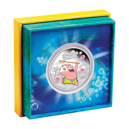 srebrna-moneta-sponge-bob-kanciastoporty-gwiazda-patrick-2025-opakowanie1