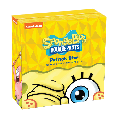 1 oz Silver SpongeBob SquarePants Patrick Colorize - 24h Shipping!
