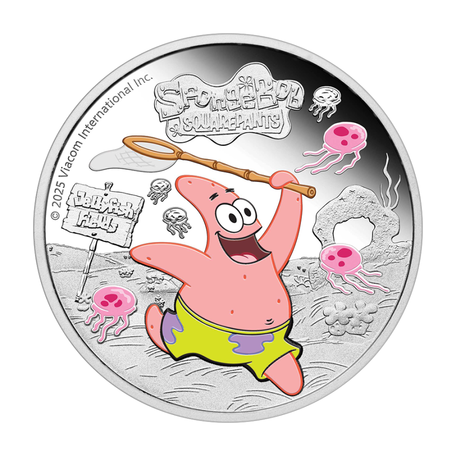 1 oz Silver SpongeBob SquarePants Patrick Colorize - 24h Shipping!