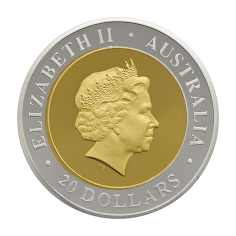 2000 Australia Millennium Bi-Metal $20 Gold Silver Proof Coin - 24h Shipping! 2