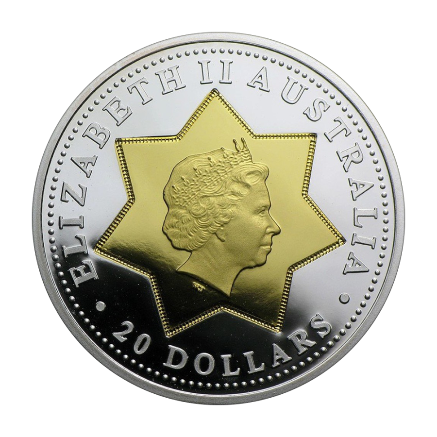 2001 Centenary of Federation - Floral Emblems Bi-Metallic Proof Coin - 24h Shipping!