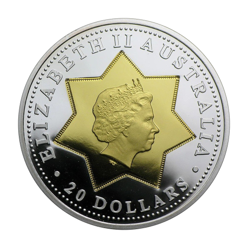 2001 Centenary of Federation - Floral Emblems Bi-Metallic Proof Coin - 24h Shipping!