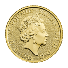 The Queen's Beasts 2019 Falcon 1/4 oz Gold Bullion Coin- 24h Shipping! 2