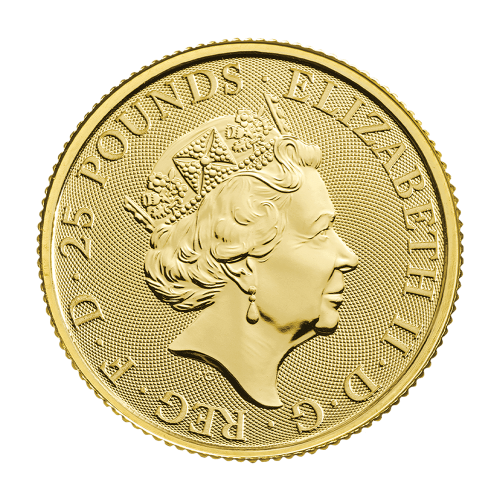 The Queen's Beasts 2019 Falcon 1/4 oz Gold Bullion Coin- 24h Shipping!