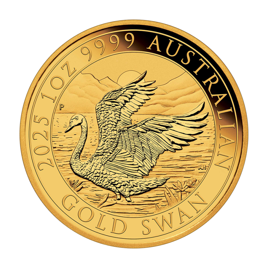 Australia 1 oz Gold Swan BU - 24h Shipping!