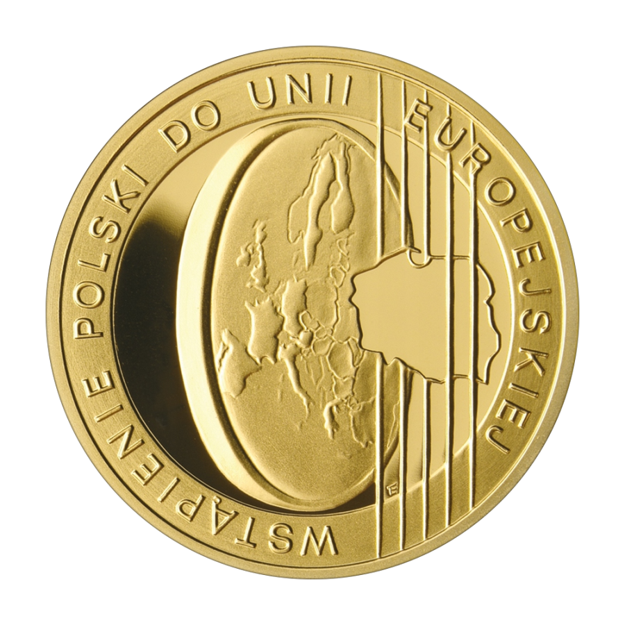 Poland 200 Zloty Gold Proof Coin – Accession of Poland to the European Union (2004) - 24h Shipping!