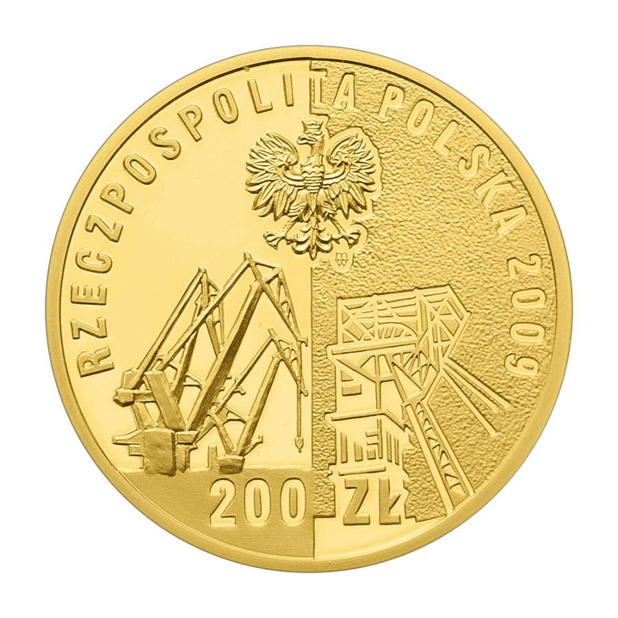 First Government of the Great Transformation 200 Zloty Gold 2009 Proof - 24h Shipping!