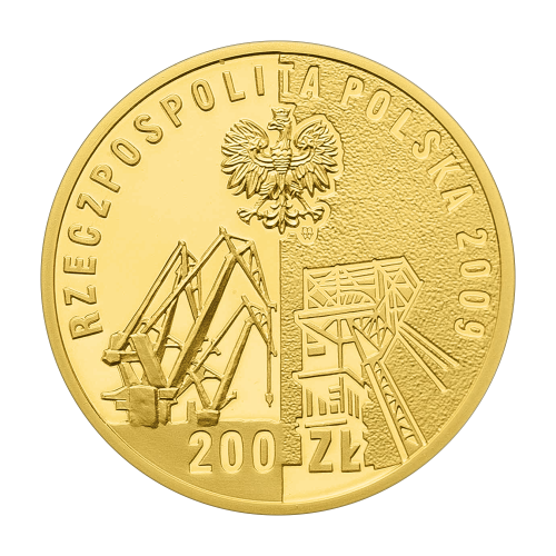 First Government of the Great Transformation 200 Zloty Gold 2009 Proof - 24h Shipping!
