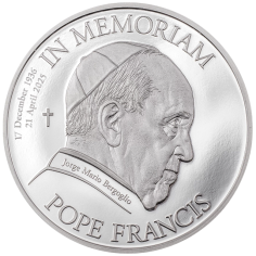 In Memoriam Pope Francis I’ – 1 oz Silver Proof Coin - 24h Shipping!