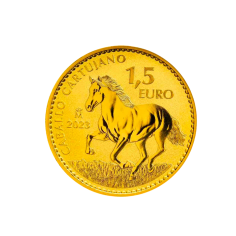 1 oz Gold Coin - The Carthusian Horse - 2023 - 24h Shipping!