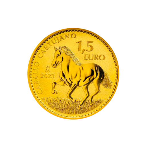 1 oz Gold Coin - The Carthusian Horse - 2023 - 24h Shipping!
