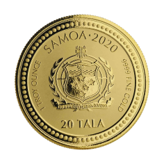2020 Samoa 1 oz Gold Serpent of Milan BU - 24h Shipping! 2