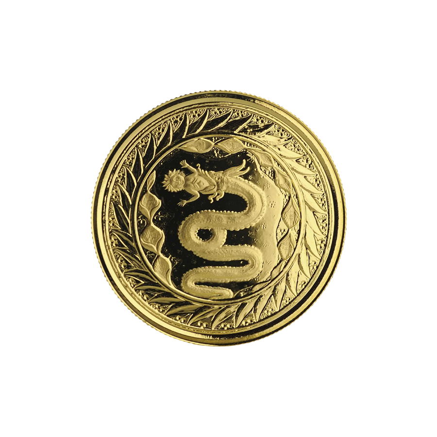 2020 Samoa 1 oz Gold Serpent of Milan BU - 24h Shipping!