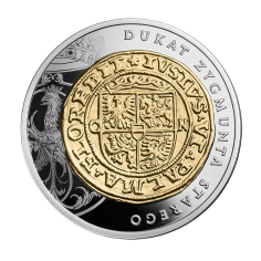 Poland Silver Gilt 20 Zloty Ducat of Sigismund the Elder Zygmunta Starego - 24h Shipping!