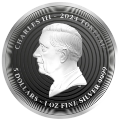 2024 1 oz Tokelau Silver Icon Van Gogh Coin - 24h Shipping! 2