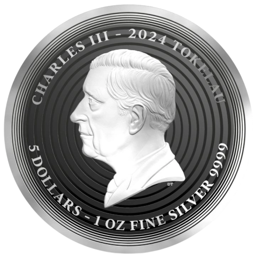 2024 1 oz Tokelau Silver Icon Van Gogh Coin - 24h Shipping!