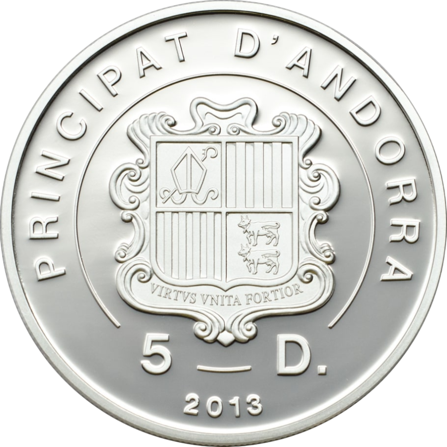 Andorra Proof Silver 3D Exotic Butterflies Swallowtail - 24h Shipping!