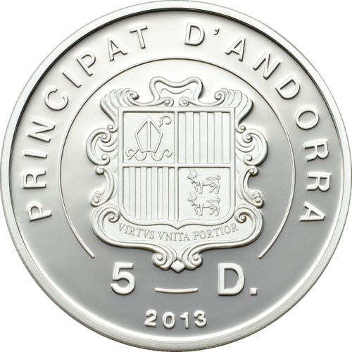 Andorra Proof Silver 3D Exotic Butterflies Swallowtail - 24h Shipping!