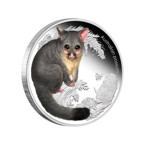 Bush Babies II Possum Silver Coin - 24h Shipping!