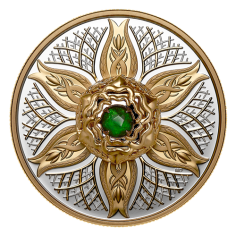 2025 Dancing Ammolite: Elements of Nature Earth - Pure Silver Coin - 24h Shipping!