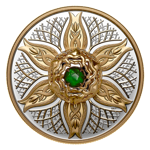 2025 Dancing Ammolite: Elements of Nature Earth - Pure Silver Coin - 24h Shipping!