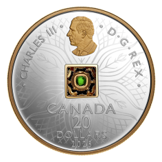 2025 Dancing Ammolite: Elements of Nature Earth - Pure Silver Coin - 24h Shipping! 2