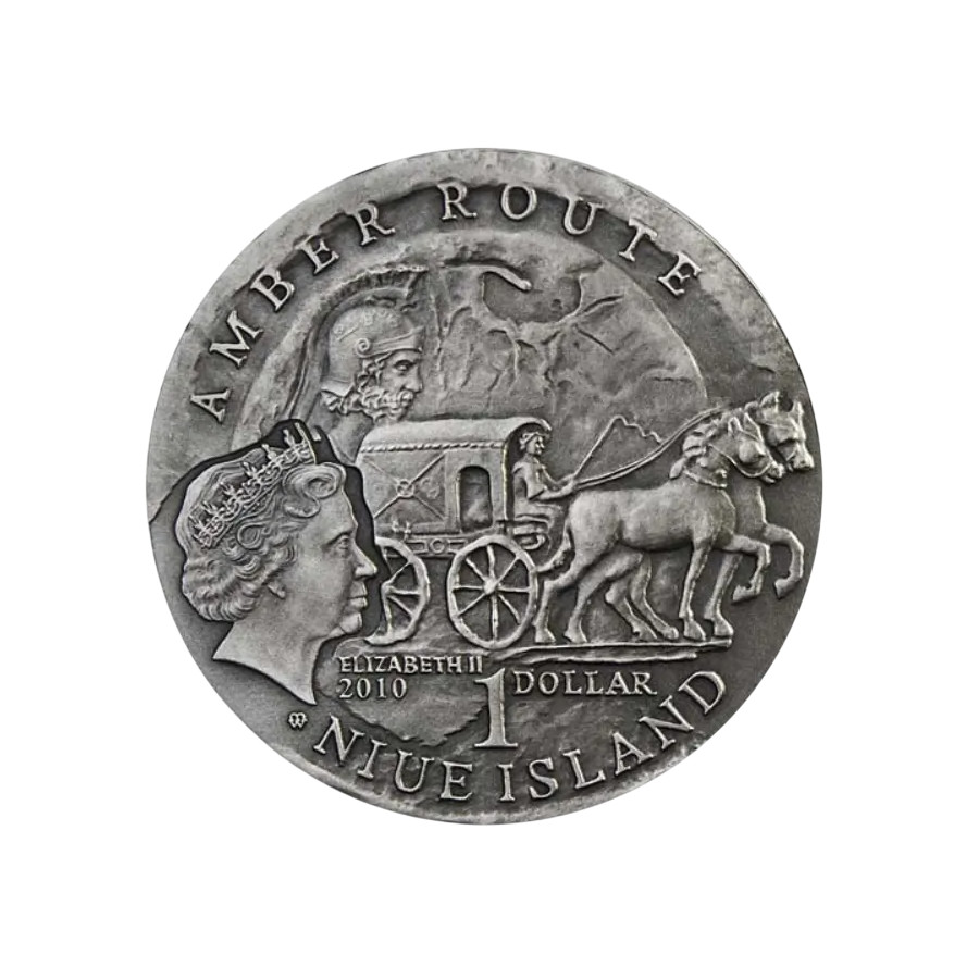 Silver coin Amber Routes Roads Szombathely Cathedral  - 24h Shipping!