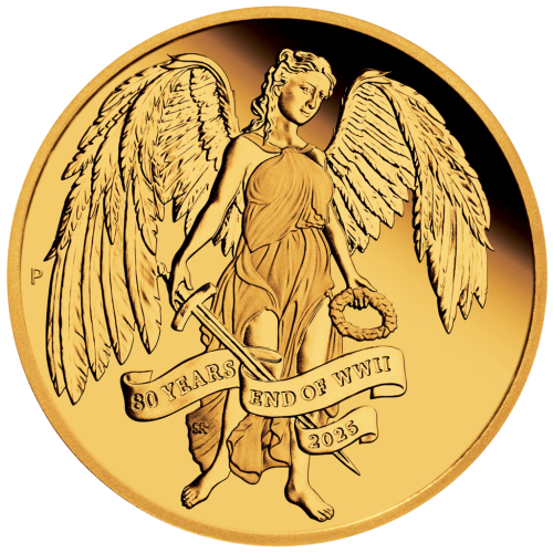 2025 1 oz Gold 80th Anniversary End of WWII – Winged Victory Proof/Gold Coin - 24h Shipping!