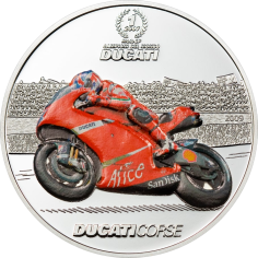 moneta-posrebrzana-ducati-casey-stoner-2009-rewers