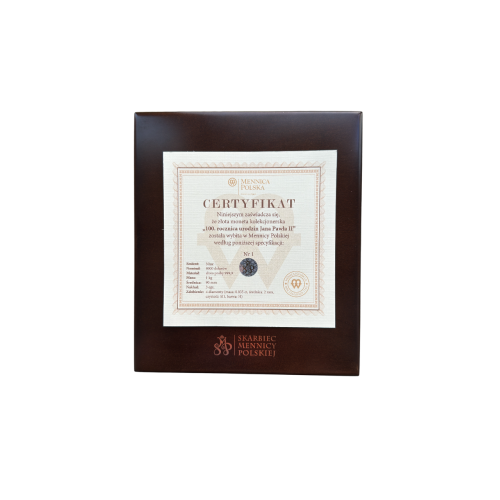 100th Anniversary of the Birth of John Paul II – 1000 g (1 kg) Pure Gold Coin - 24h Shipping!