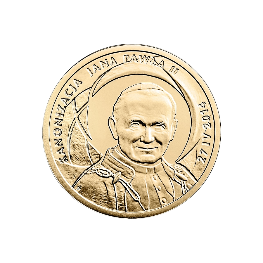 Poland 100 Zloty Gold Proof Coin – Canonisation of John Paul II, 27 April 2014 - 24h Shipping!